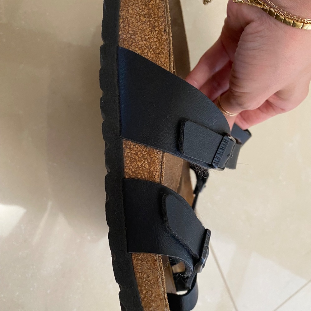 Birkenstock Mayari Birkibuc Toe Loop Buckle Sandals Regular Fit Sz 37 240 L6 M4 - Picture 10 of 14